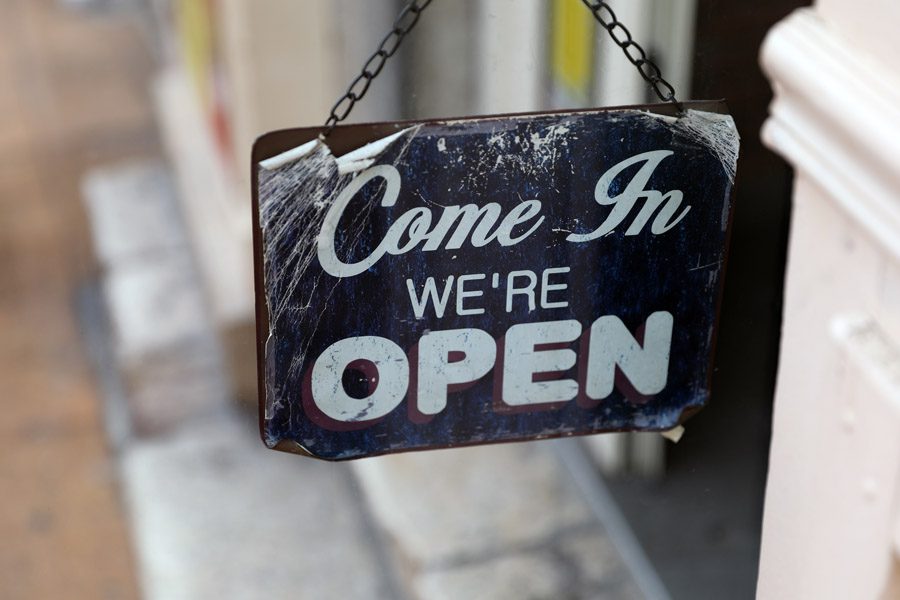 Business Insurance - Open Sign for Small Businesses