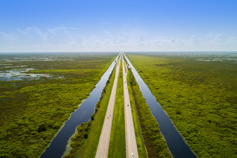 Contact Us - Florida Insurance Roadway in the Everglades